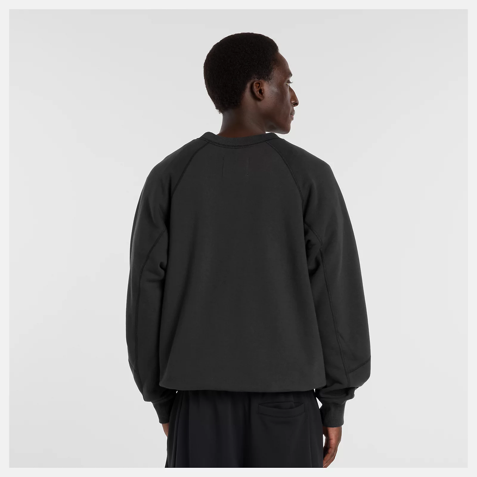 NB GREY レギュラーフィットクルーネック