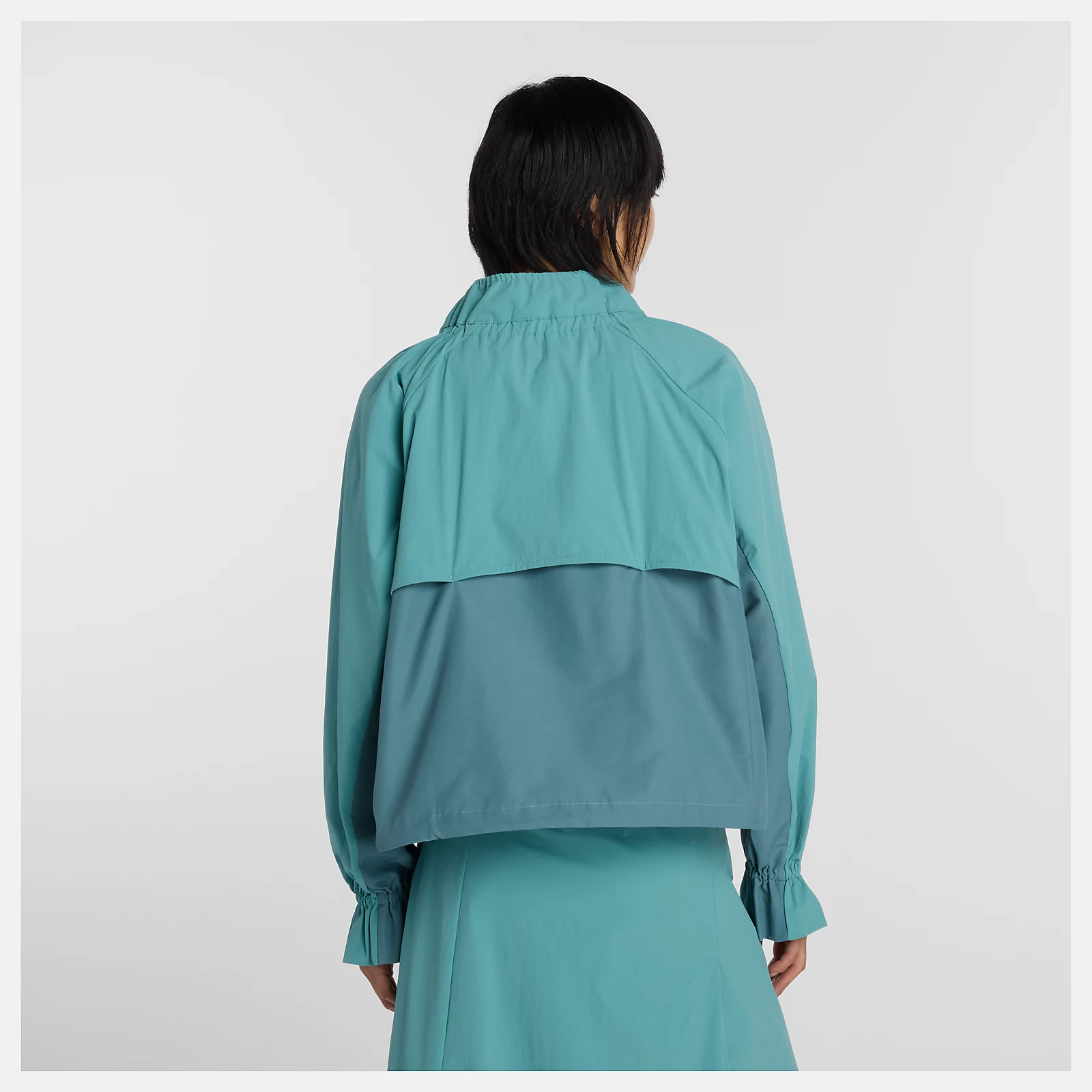 NB GREY カラーブロックジャケット