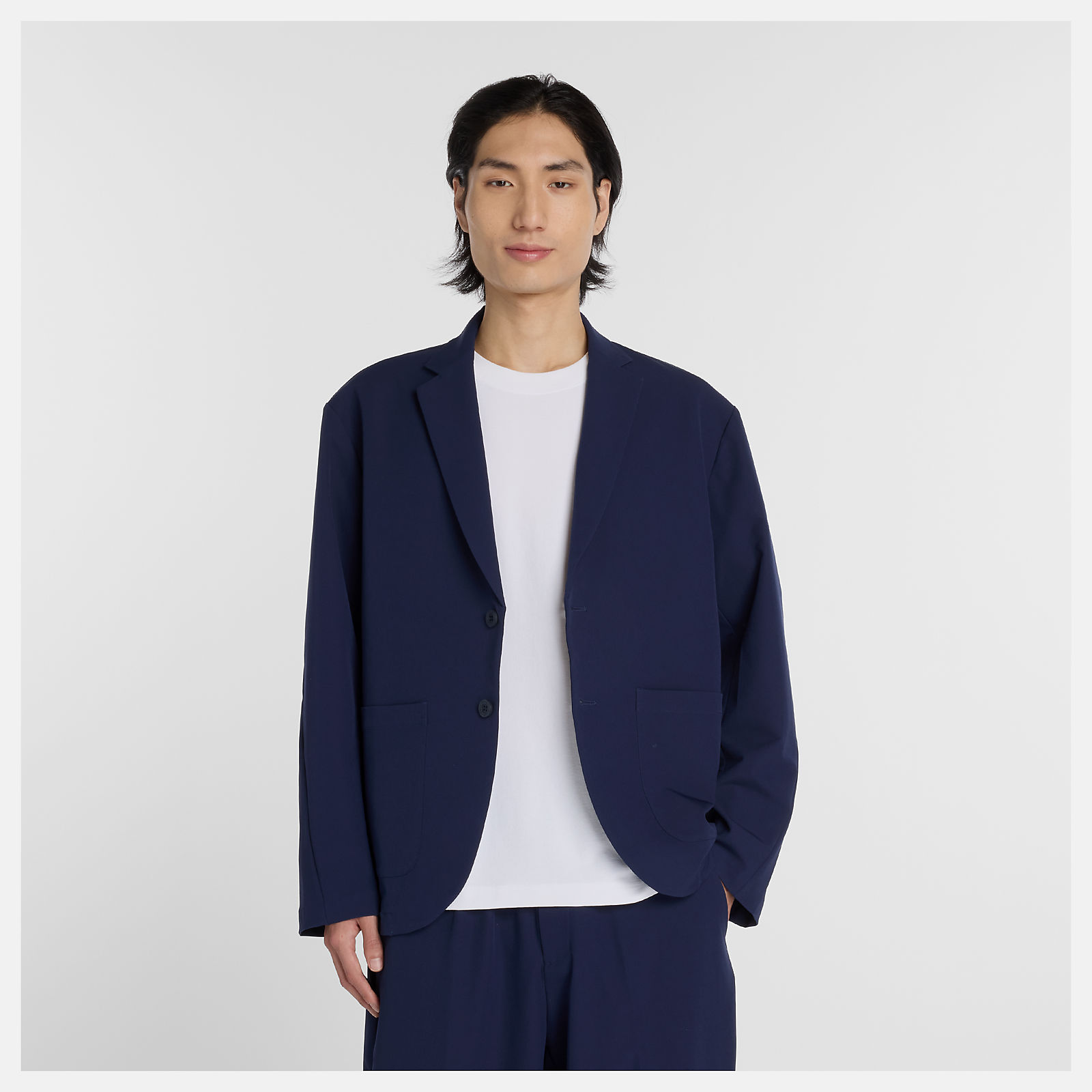 NB GREY シングルジャケットウォーターデファイ