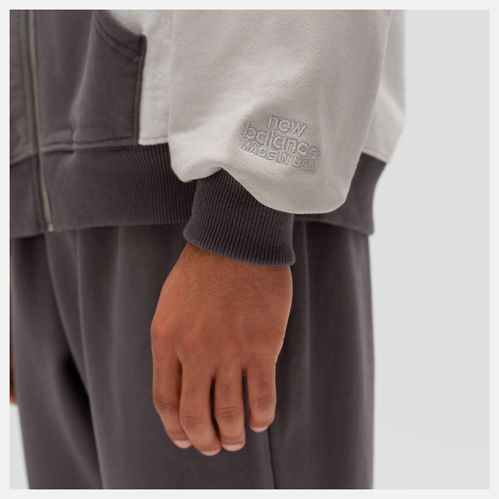 New Balance x BEAMS Made in U.S.A. Washed Hoodie