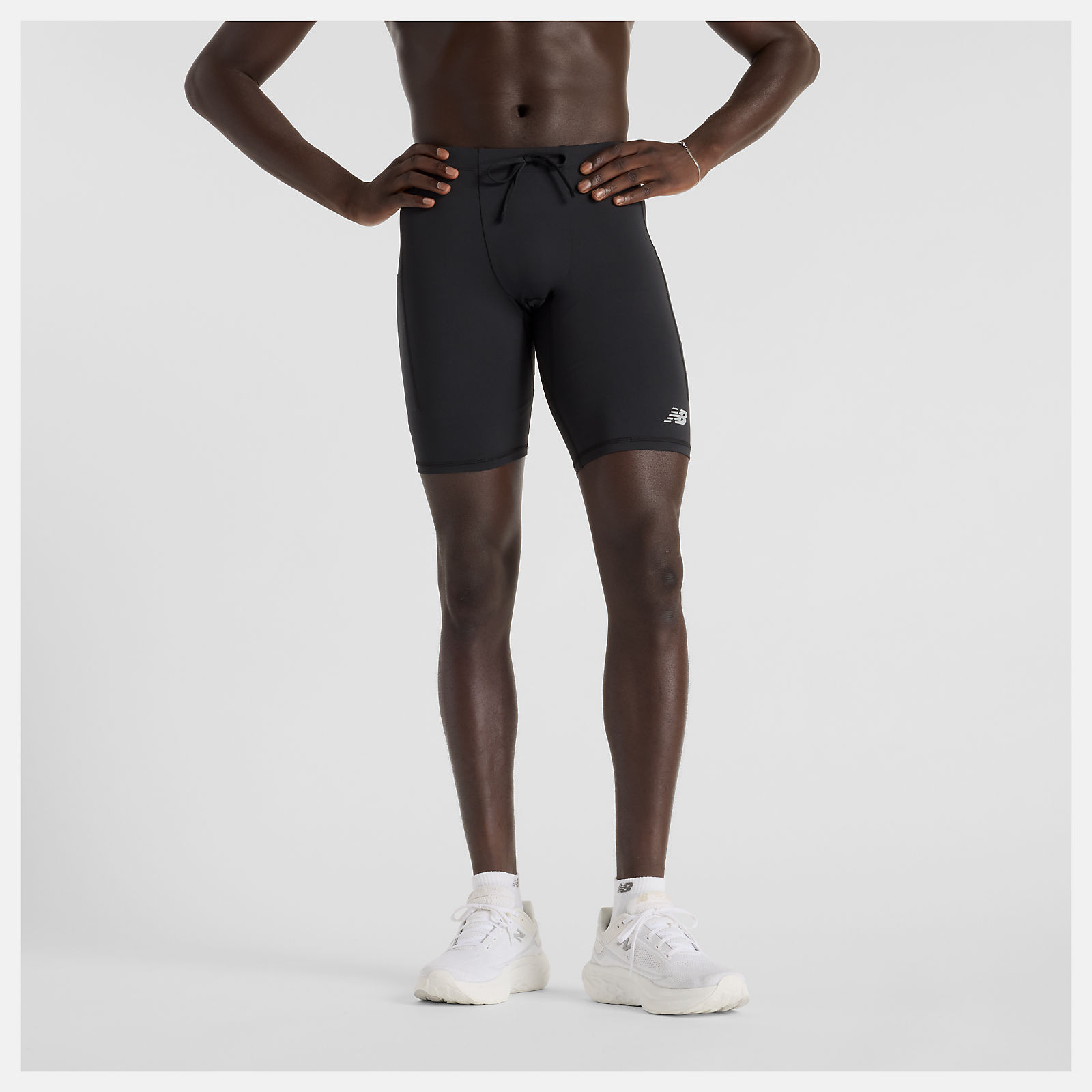 NB Sleek ハーフタイツ９インチ（ドロップポケット付き）