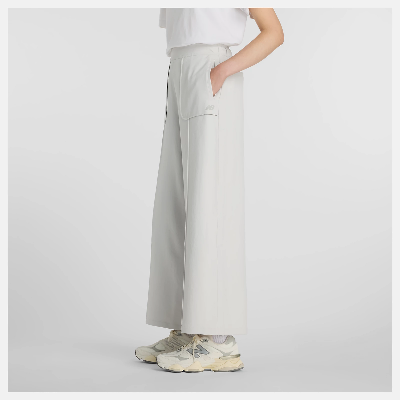 NB GREY サイドスナップパンツ