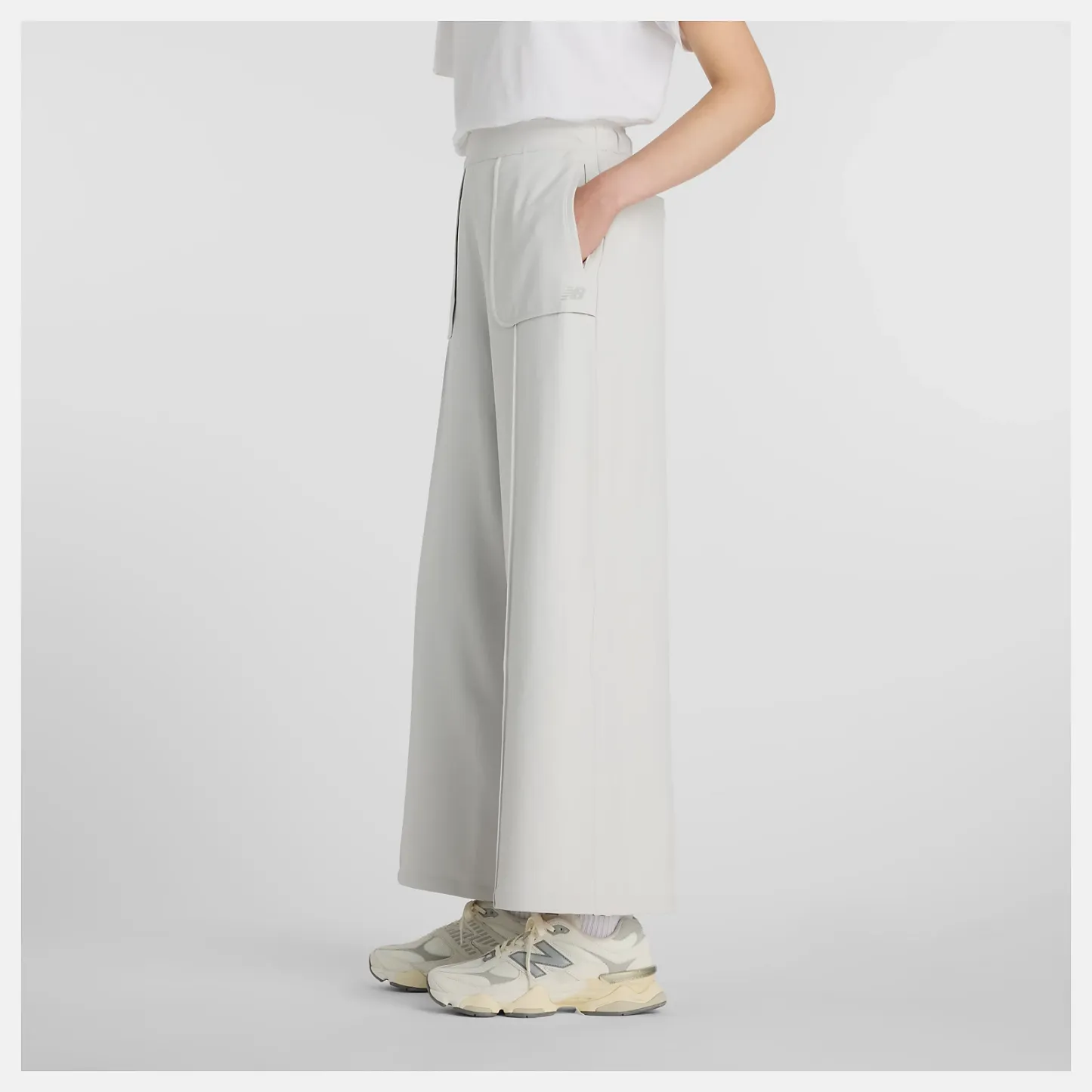 NB GREY サイドスナップパンツ