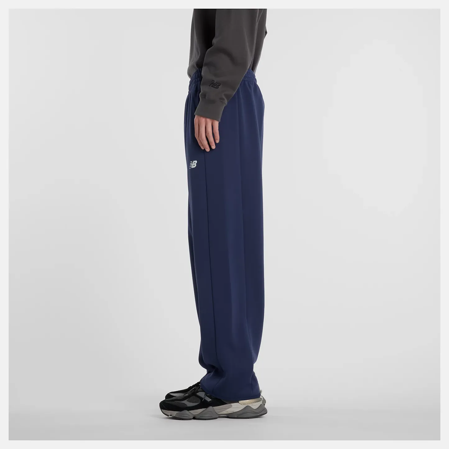 ニットワイドテーパードパンツ