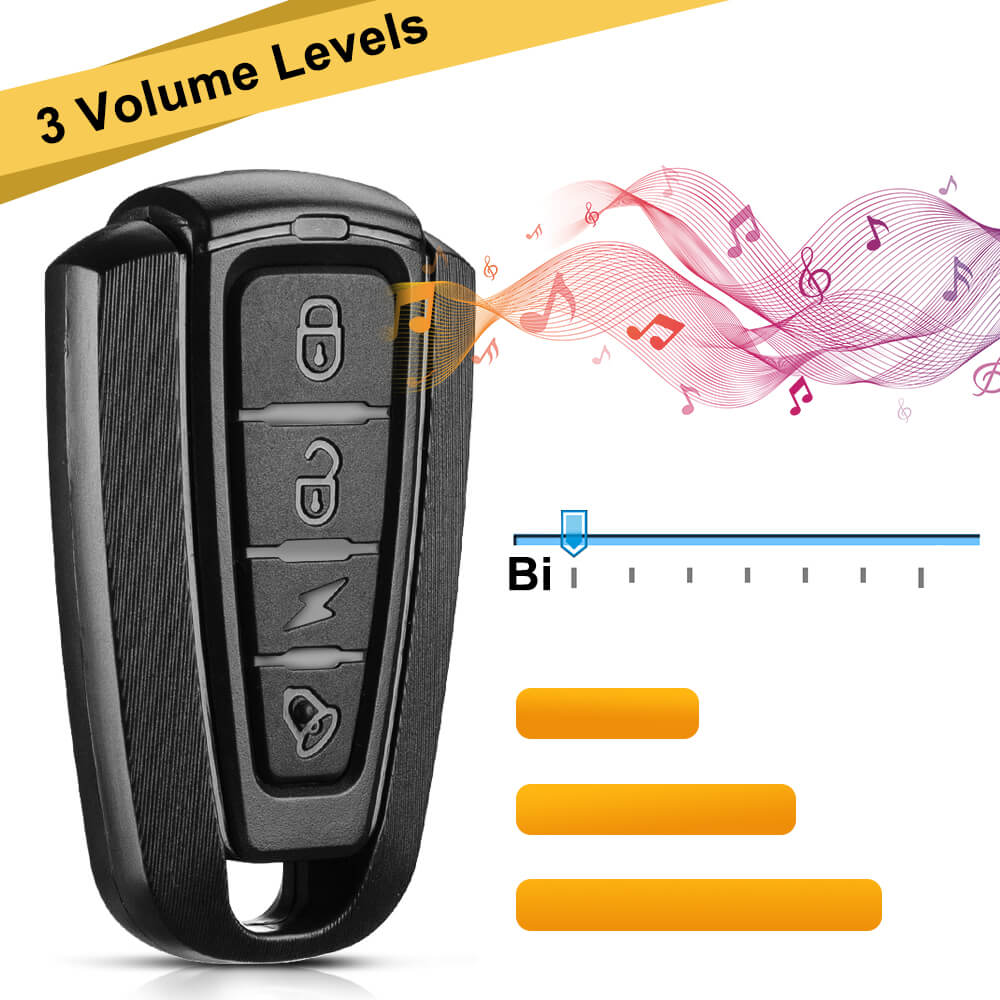 Uouoao Wireless Waterproof Bike Vibration Alarm