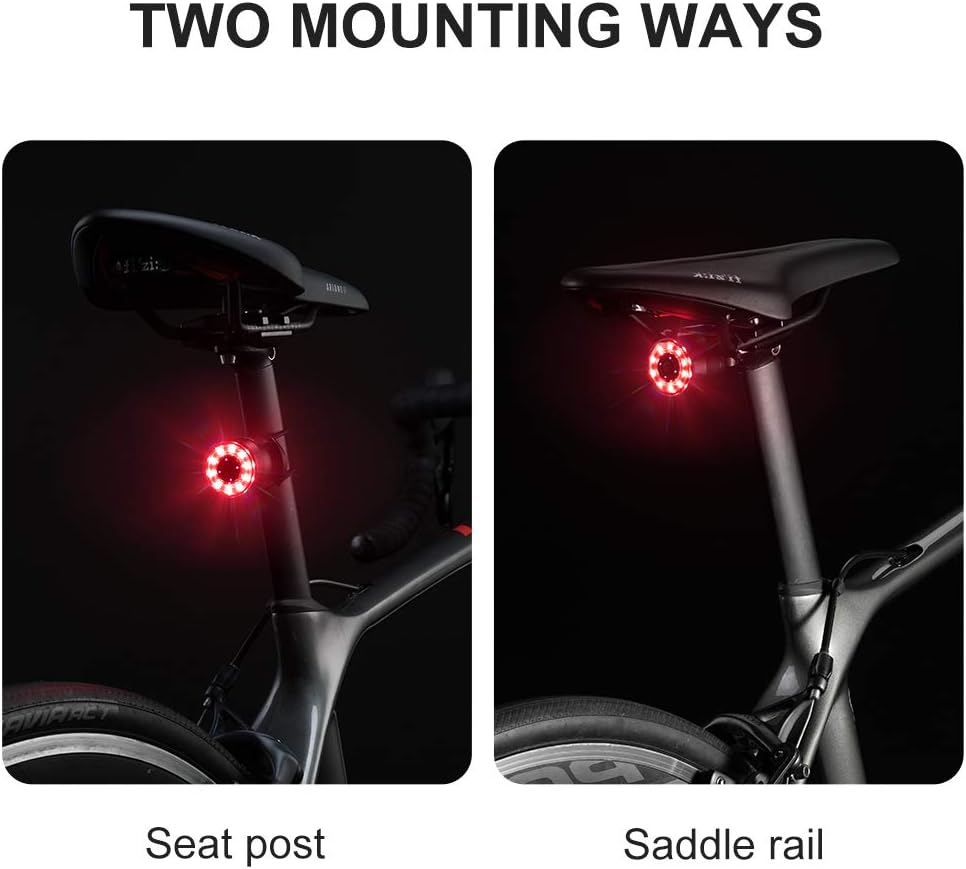 Q1 Tail Light USB with 7 Lighting Colors