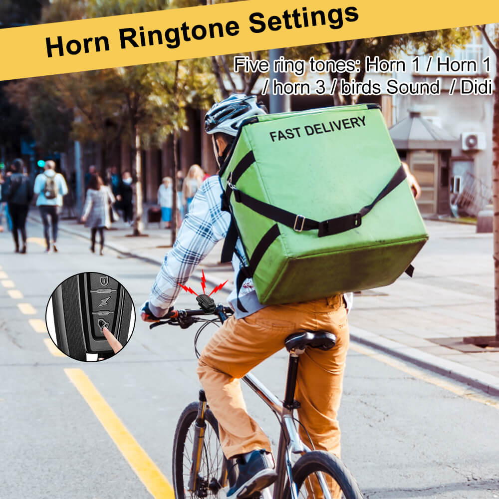 Uouoao Wireless Waterproof Bike Vibration Alarm