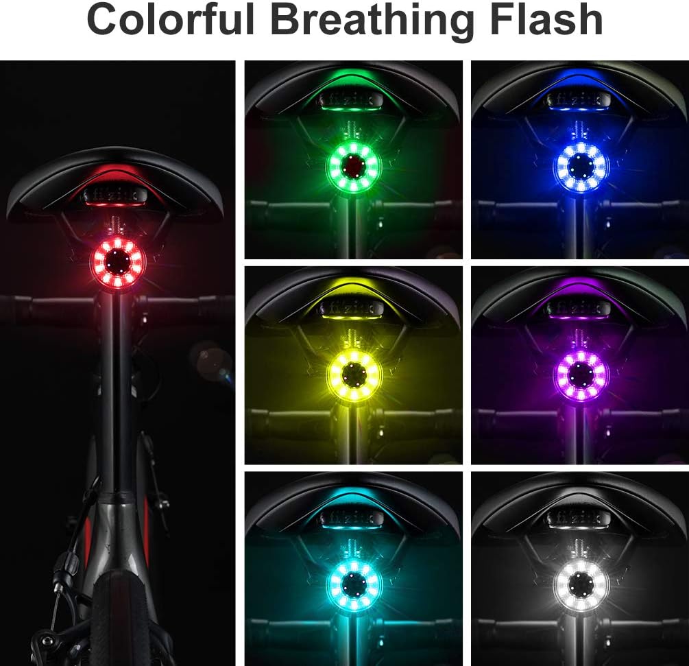 Q1 Tail Light USB with 7 Lighting Colors