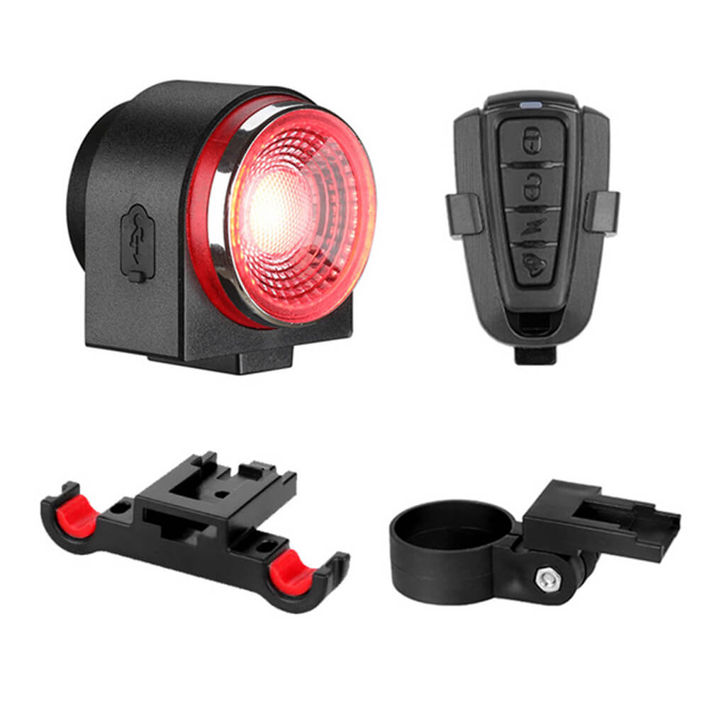 Uouoao 2 in 1 Anti-Theft Bike Alarm with Smart Bike Tail Light