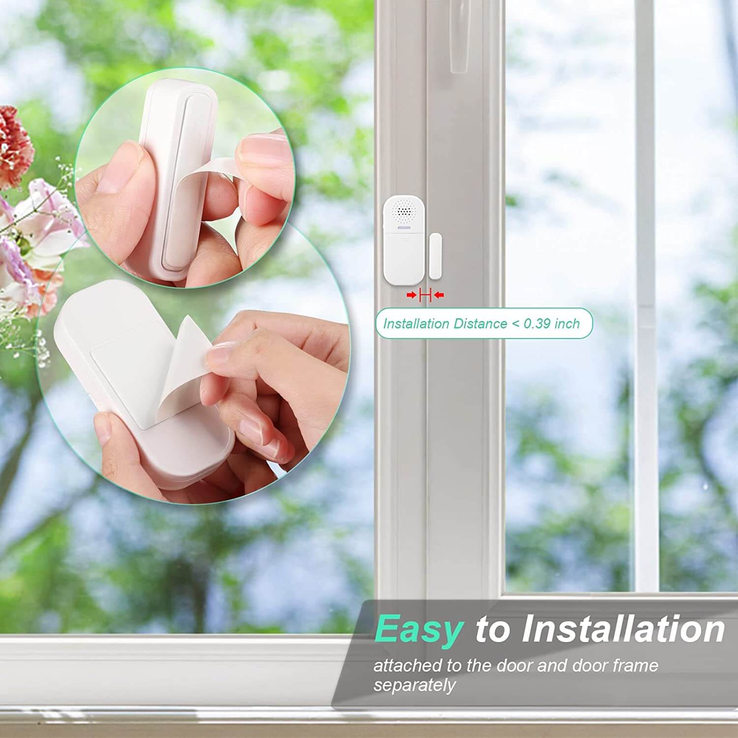 Uouoao 130dB Wireless Door Alarm
