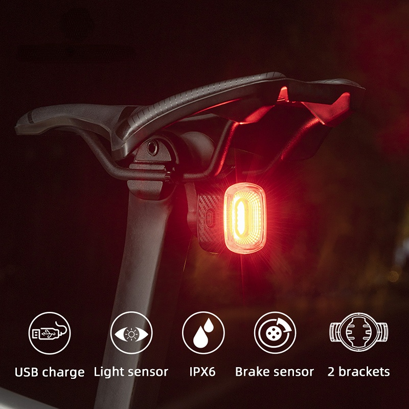 Q4 Tail Light Brake sensor USB with 7 Lighting Colors