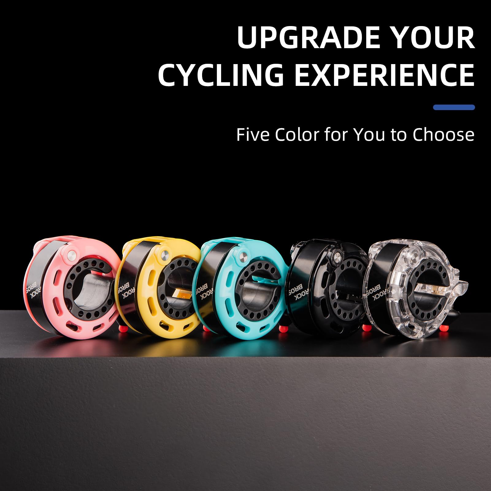Uouoao Hidden Bike Bell Clear Loud Sound 22.2/25.4/31.8mm Bars 100DB Bike Horn