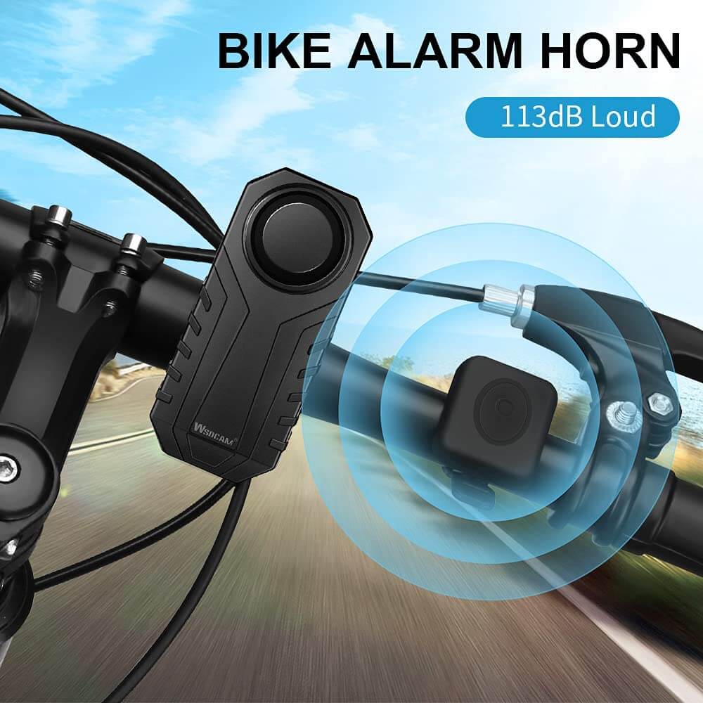 Uouoao Bike Alarm Horn with Remote Loud 113dB