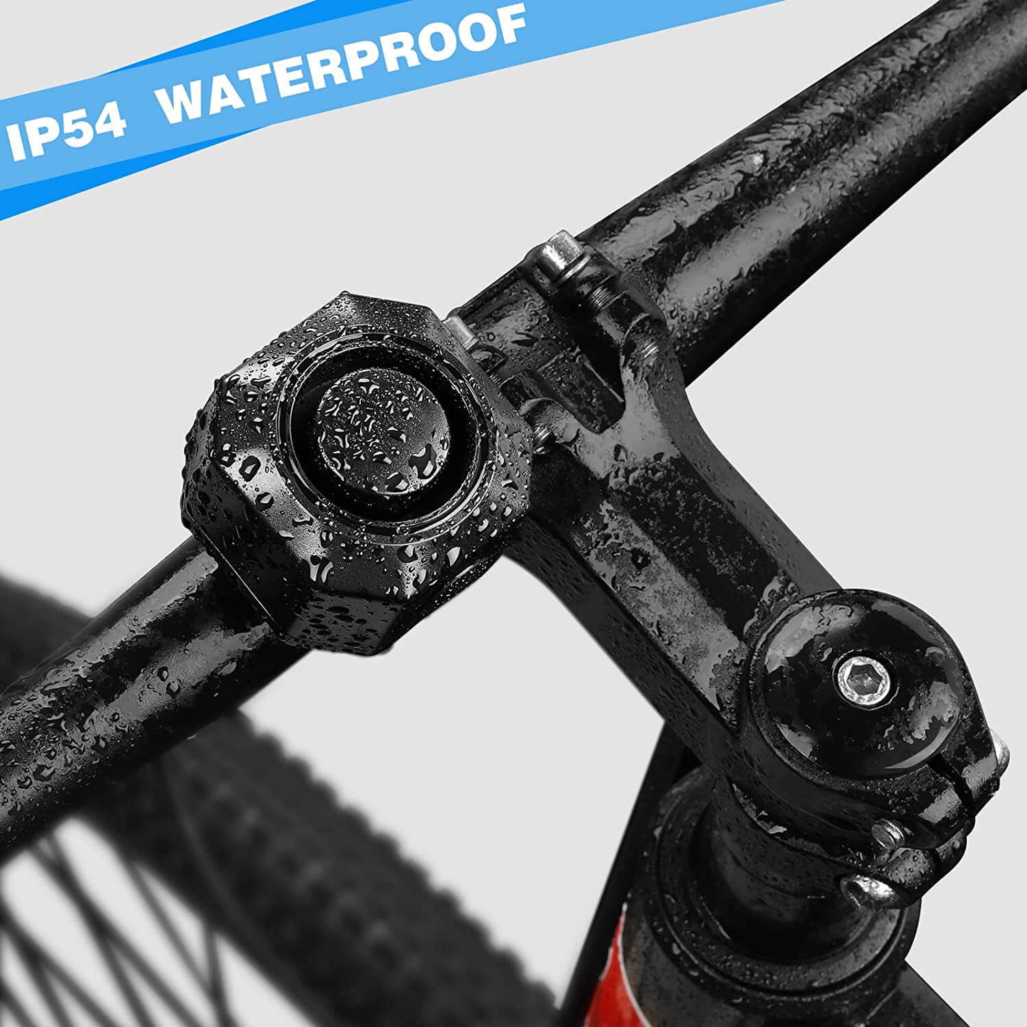 Uouoao Bike Alarm with Remote USB Rechargeable