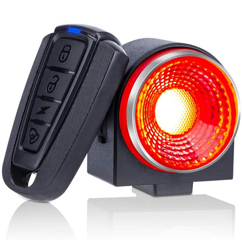 Uouoao 2 in 1 Anti-Theft Bike Alarm with Smart Bike Tail Light