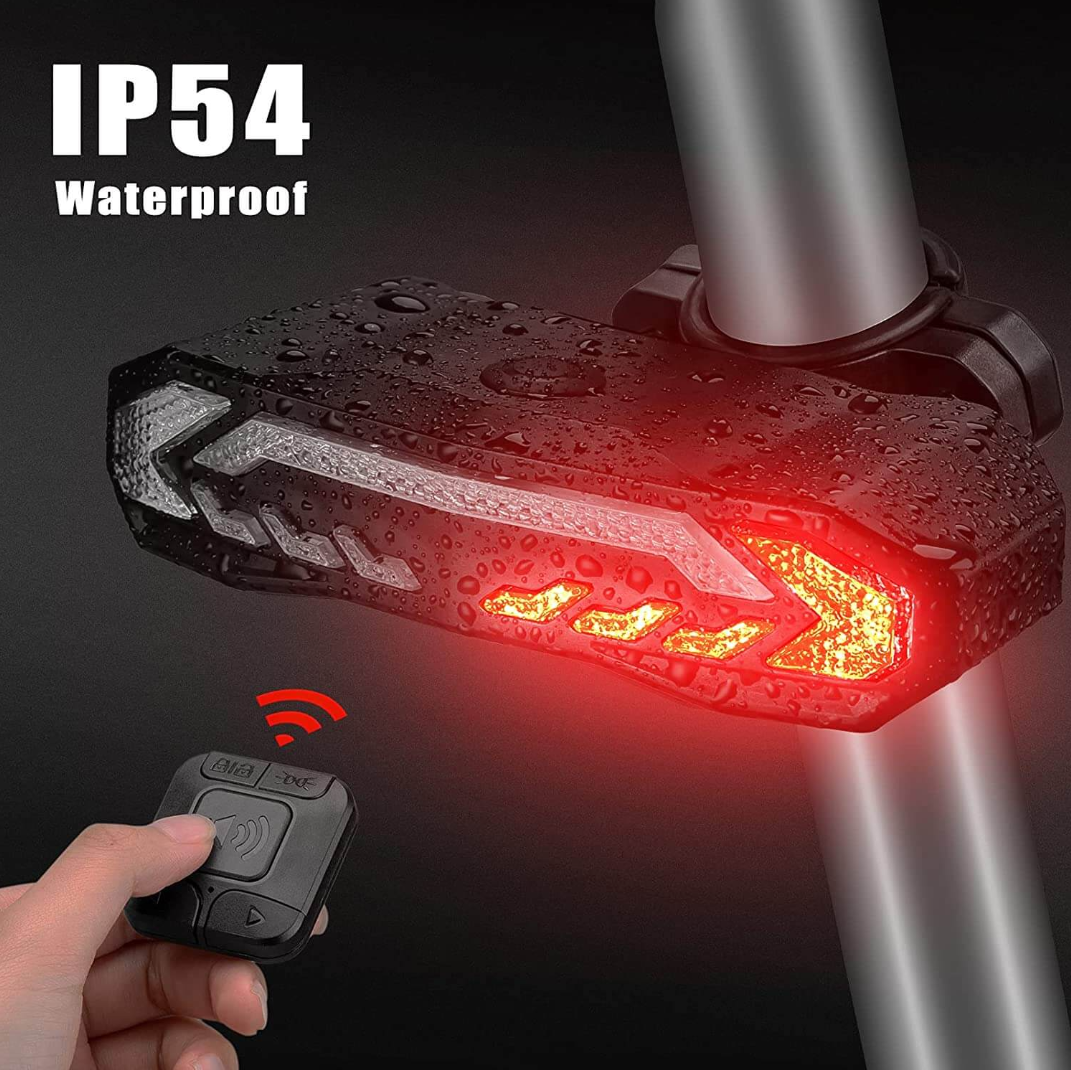 Smart Bike Tail Light | Turn Signals | Alarm Kit w/Remote Control-UOUOAO