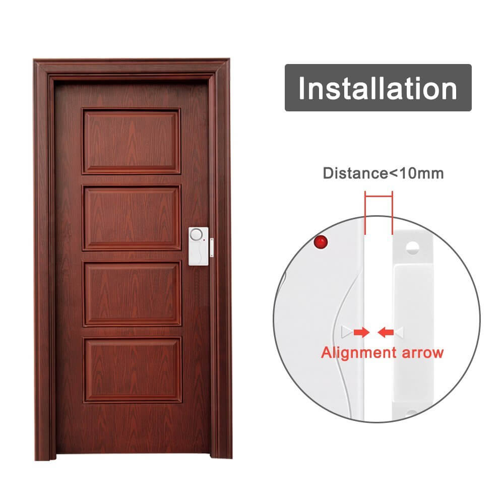 Uouoao Wireless Anti-Theft Door and Window Alarm