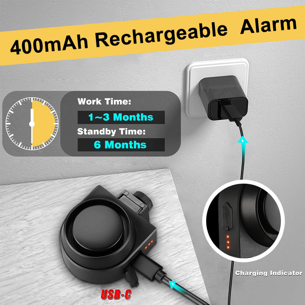 Uouoao Wireless Waterproof Bike Vibration Alarm