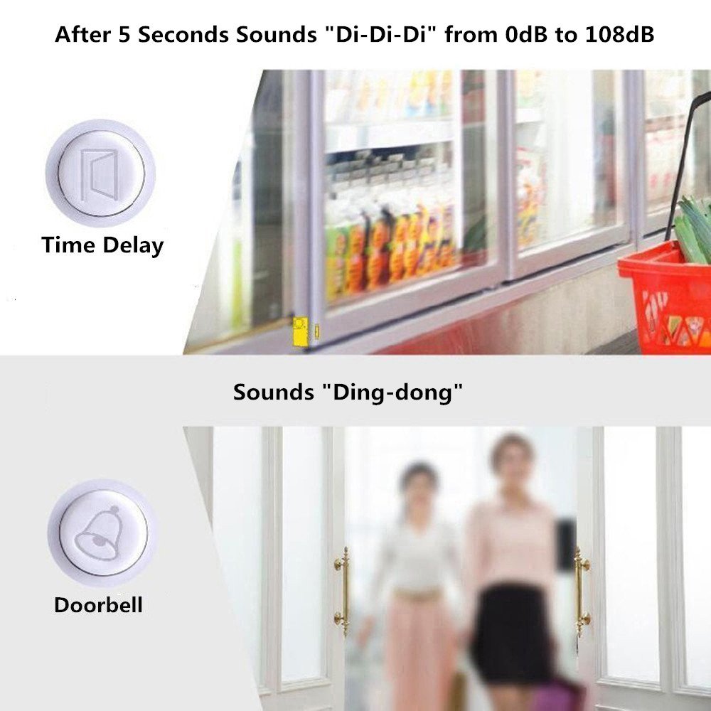 Uouoao Freezer Door Refrigerator Alarm