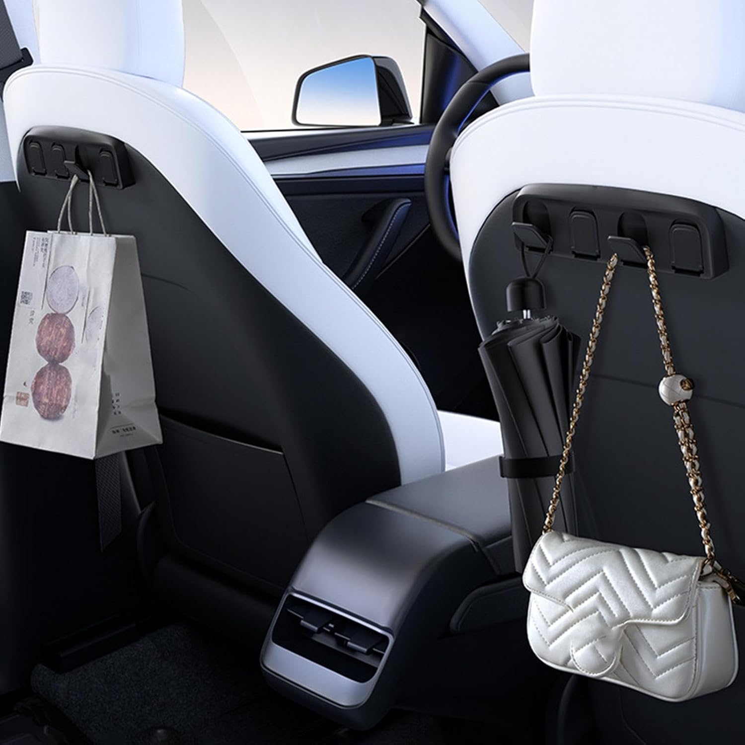 Hidden Seat Back Hooks for Model 3/Y |  UOUOAO