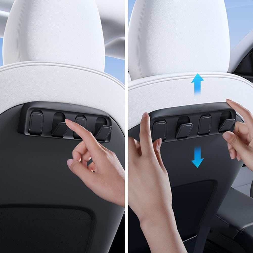 Hidden Seat Back Hooks for Model 3/Y |  UOUOAO