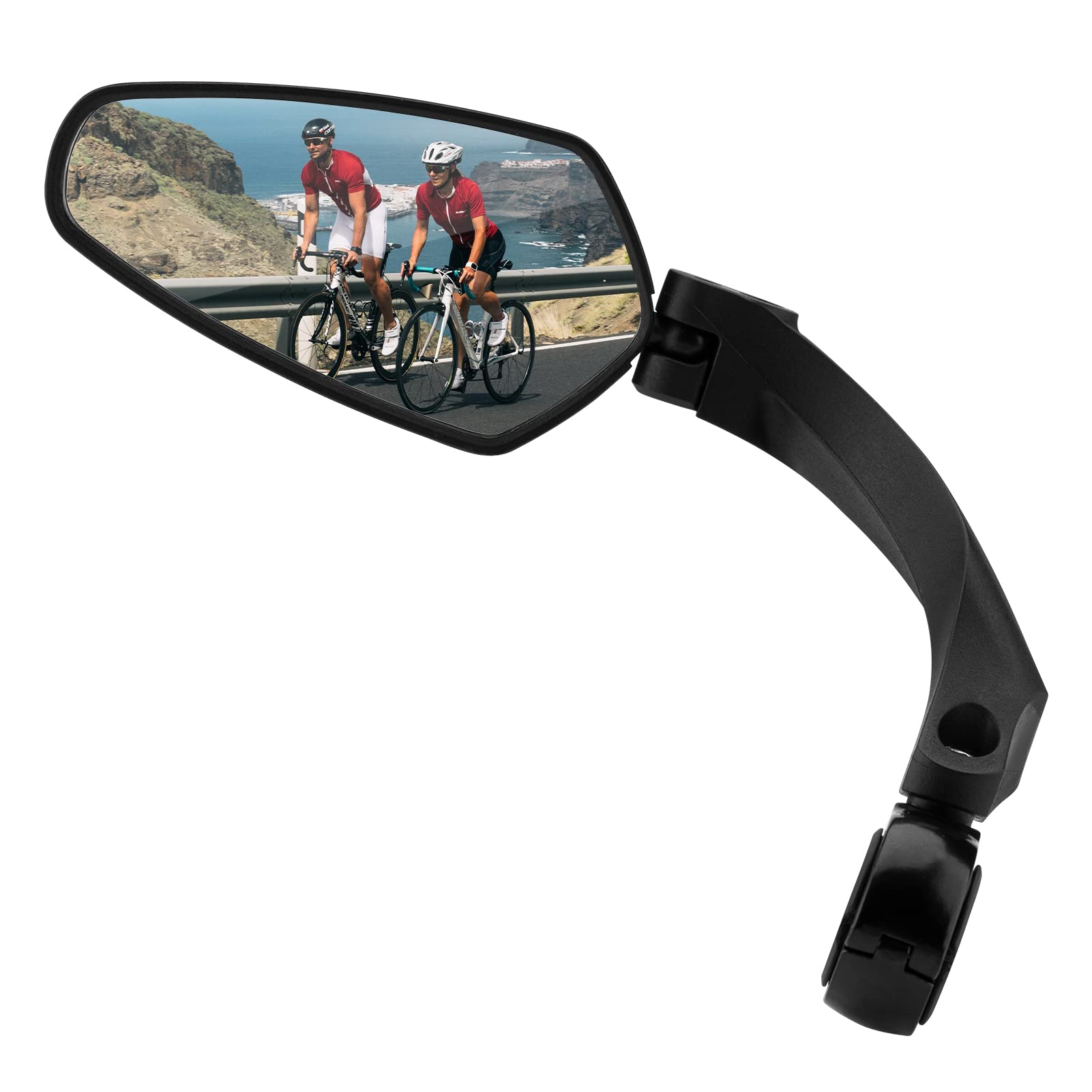 Uouoao Bike Handlebar Rear View Mirror with HD Anti-Glare Glass
