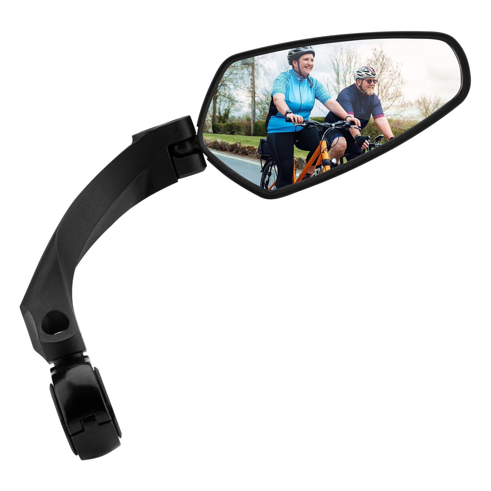Uouoao Bike Handlebar Rear View Mirror with HD Anti-Glare Glass