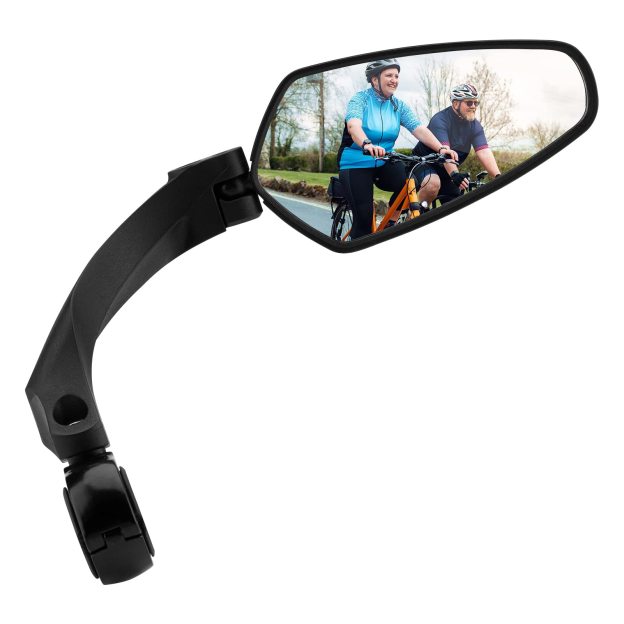 Uouoao Bike Handlebar Rear View Mirror with HD Anti-Glare Glass