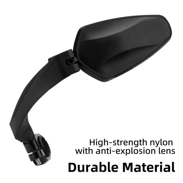 Uouoao Bike Handlebar Rear View Mirror with HD Anti-Glare Glass
