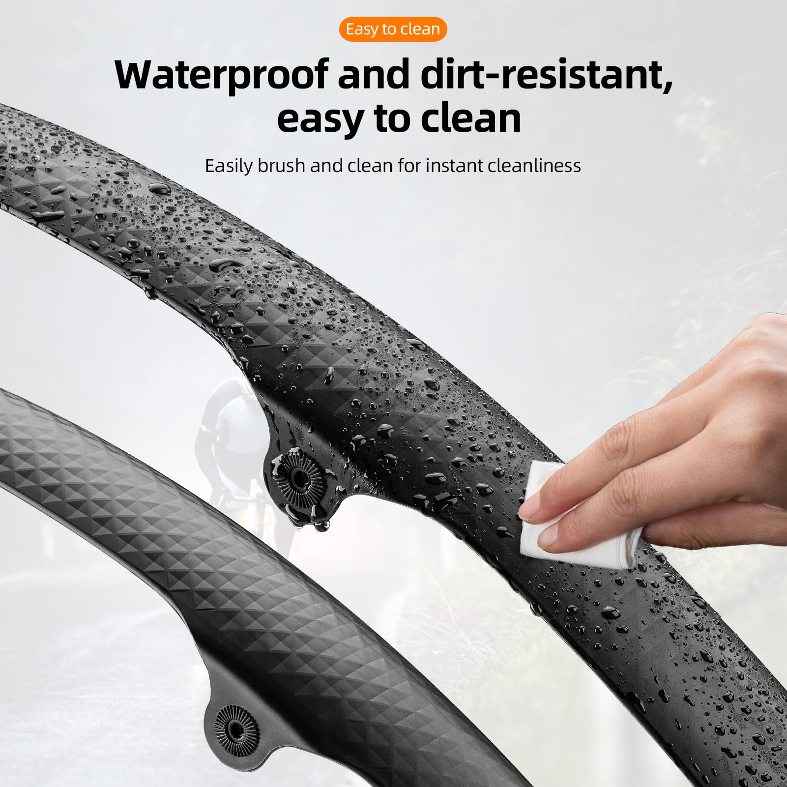 Uouoao Adjustable Bike Fenders Set for Road Bikes Easy Install