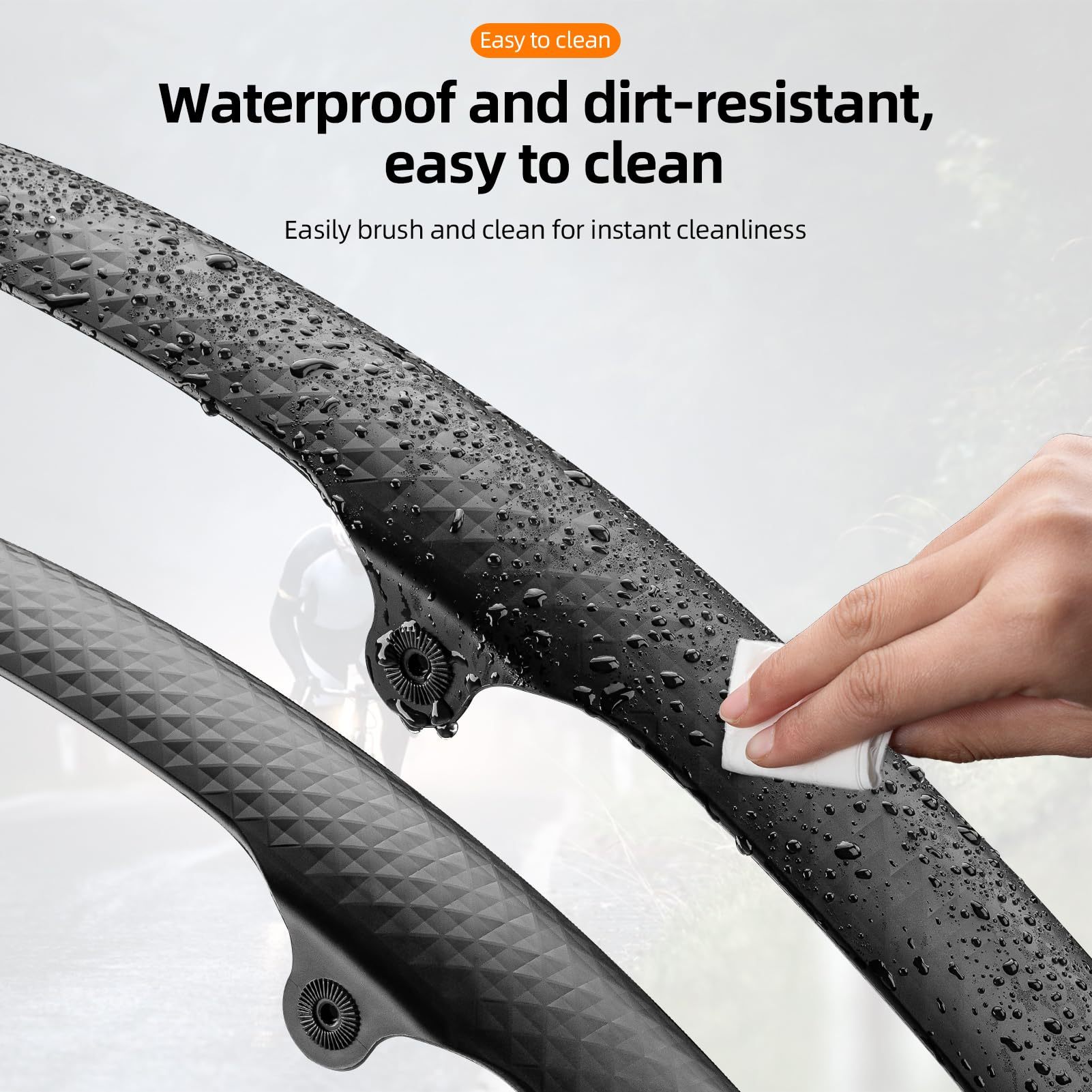 Uouoao Adjustable Bike Fenders Set for Road Bikes Easy Install