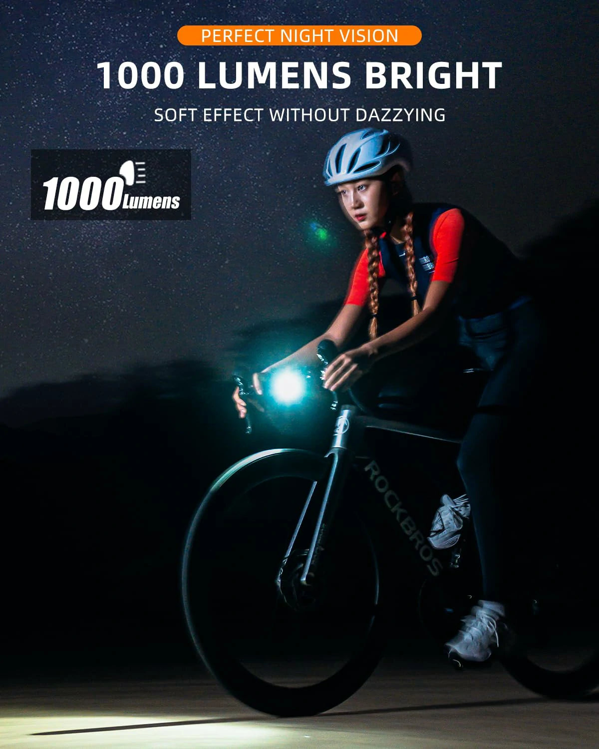 Uouoao 1000LM Bike Light Basic version