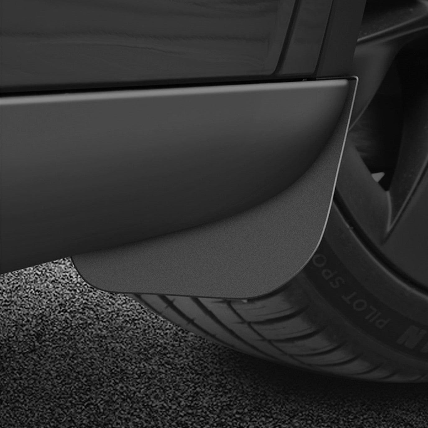 UOUOAO Hidden Form Mudflaps Kit for Model 3 Highland / Y (4PCS)