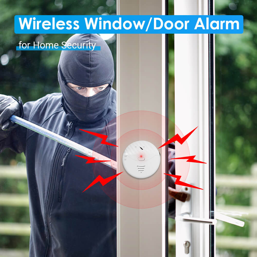 Uouoao Smart Tuya WiFi Vibration Door & Window Alarm