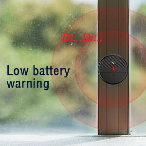 Uouoao Ultra-Slim Window Vibration Sensor Alarm