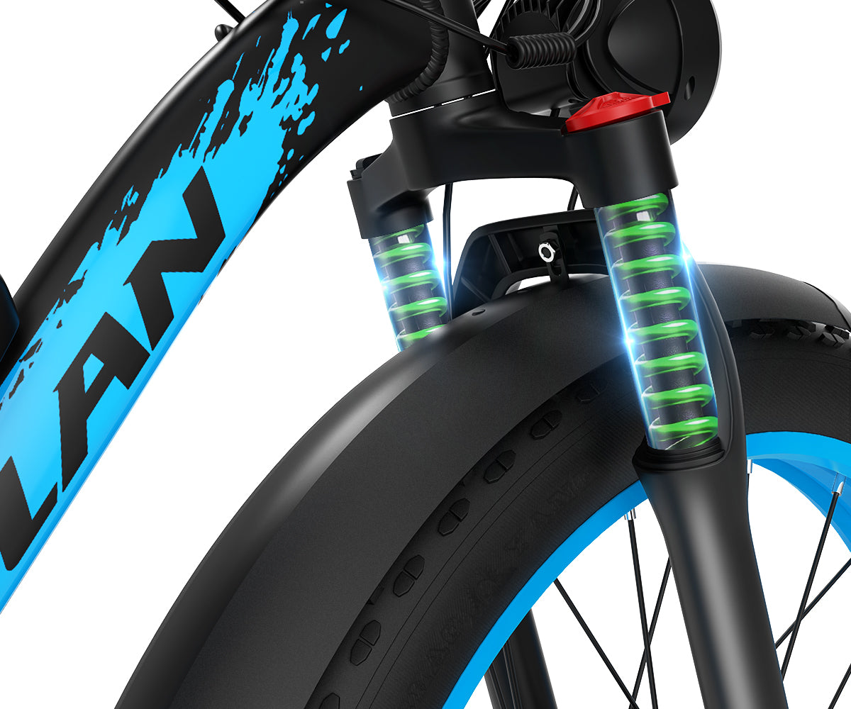 Suspension fork with lock
