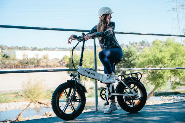 V3 2.0 Folding Fat Tires Adult All Terrain Electric Bike