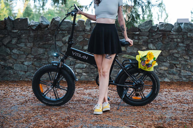 V3 2.0 Folding Fat Tires Adult All Terrain Electric Bike