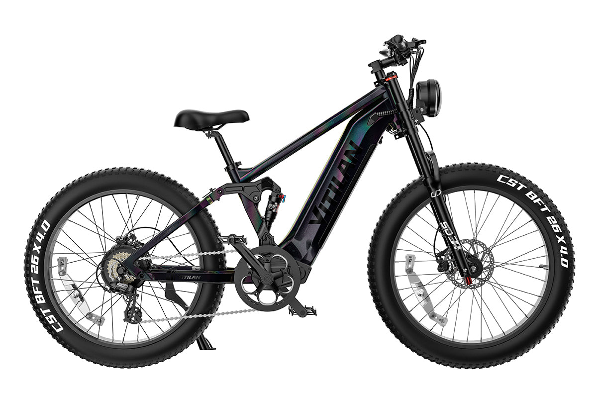 T7PRO Full Suspension Mountain E-bike alternate image