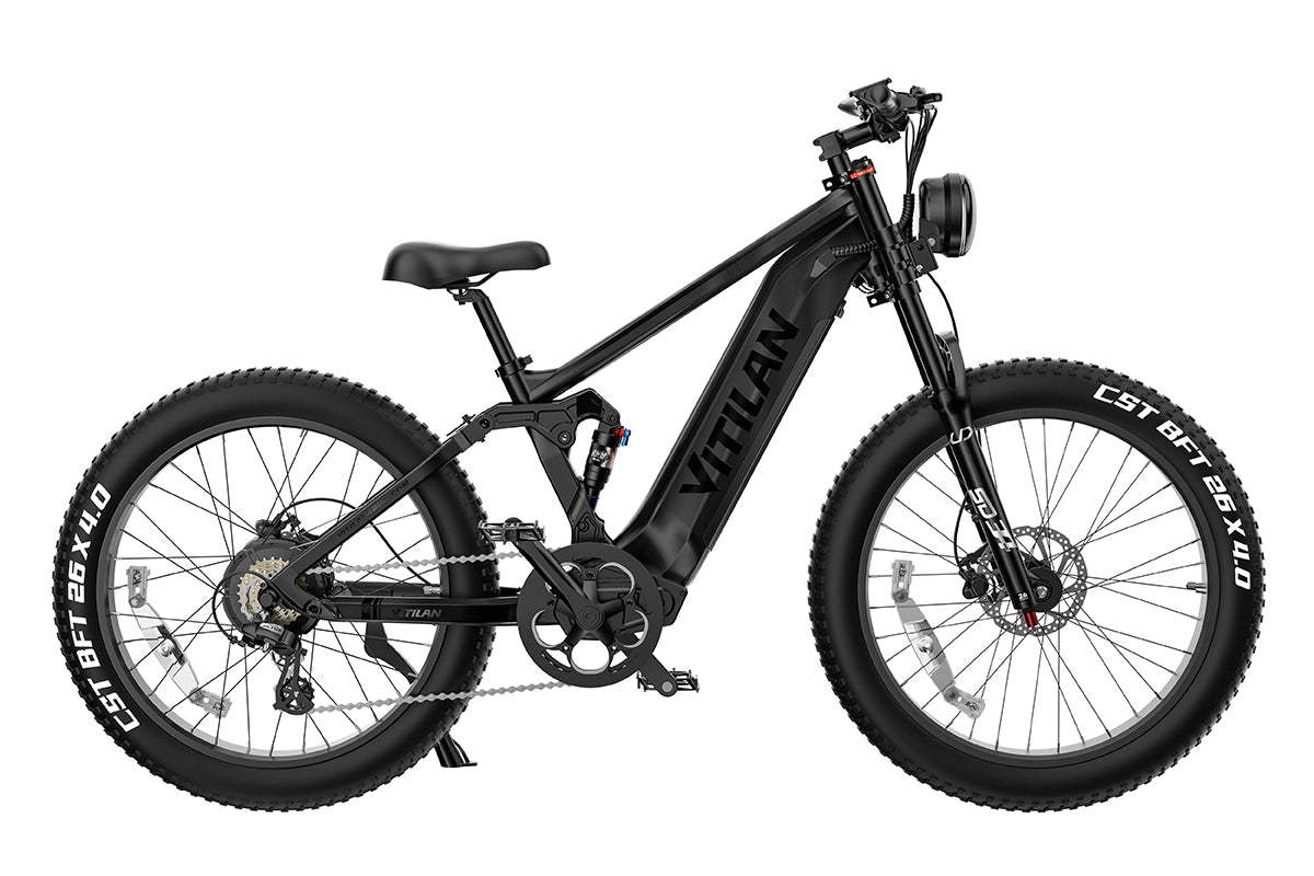 T7PRO Full Suspension Mountain E-bike
