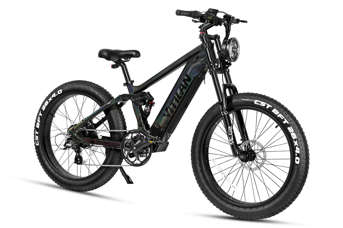 T7PRO Full Suspension Mountain E-bike