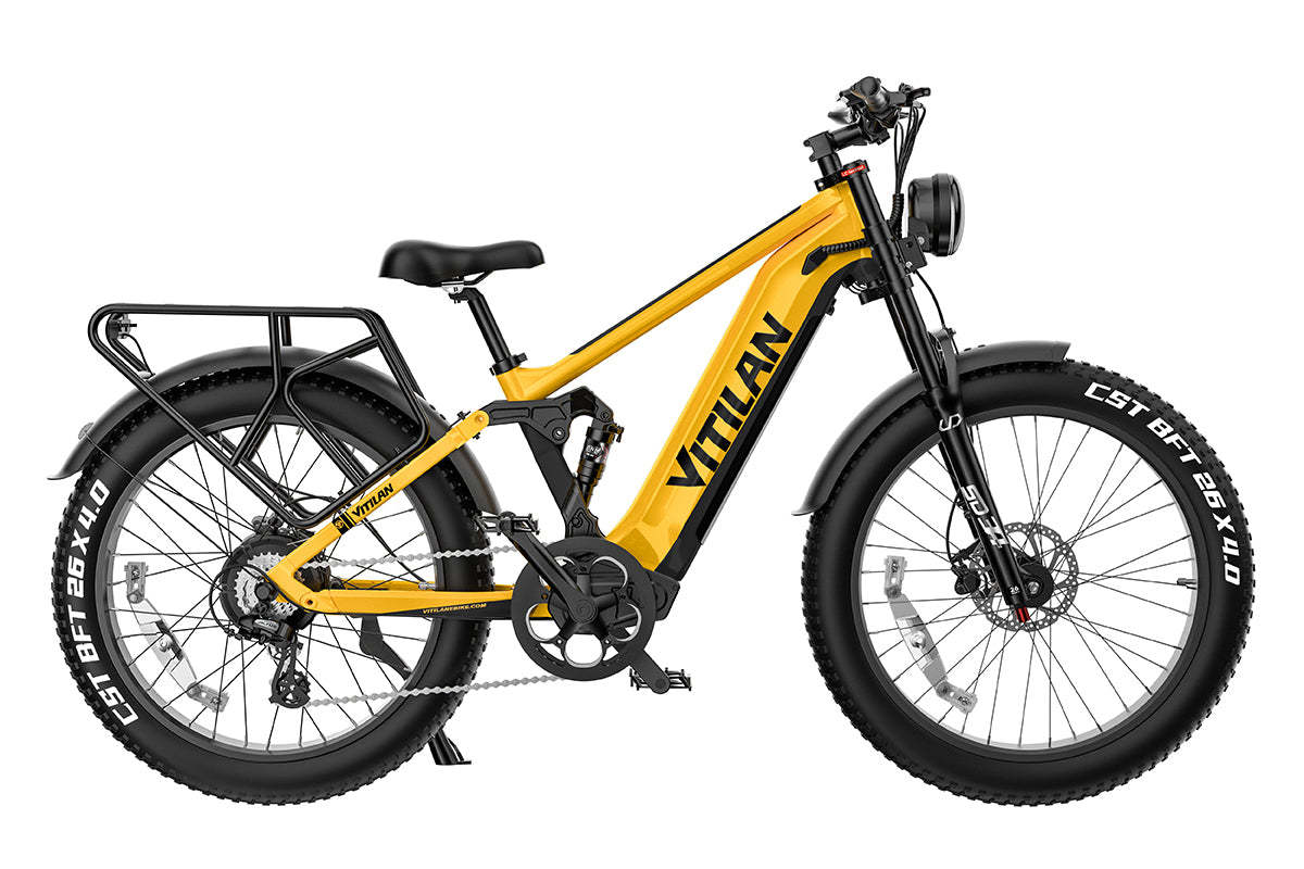 T7PRO Full Suspension Mountain E-bike