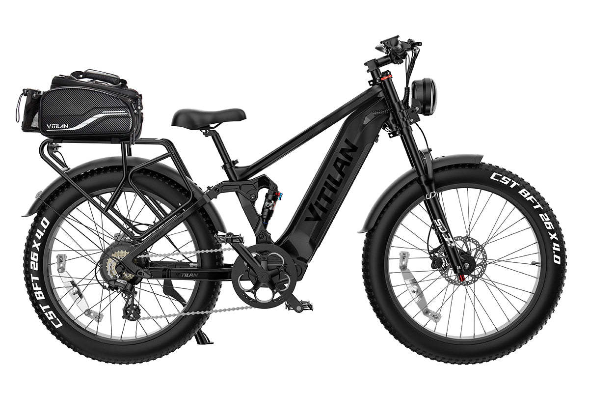 T7PRO Full Suspension Mountain E-bike