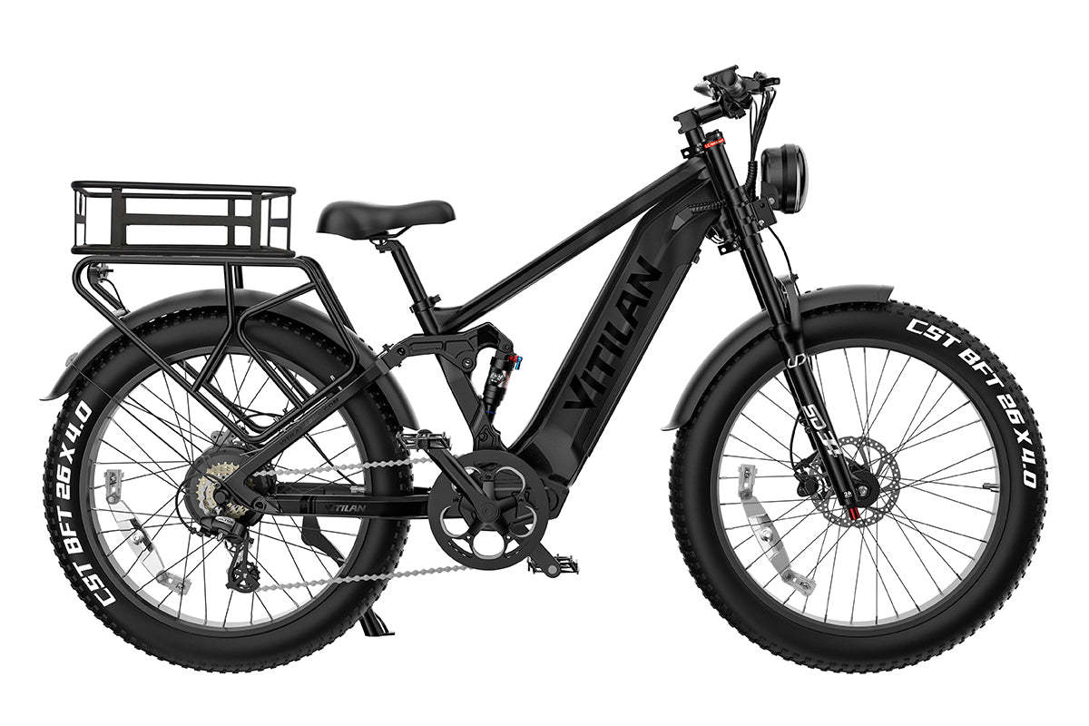 T7PRO Full Suspension Mountain E-bike