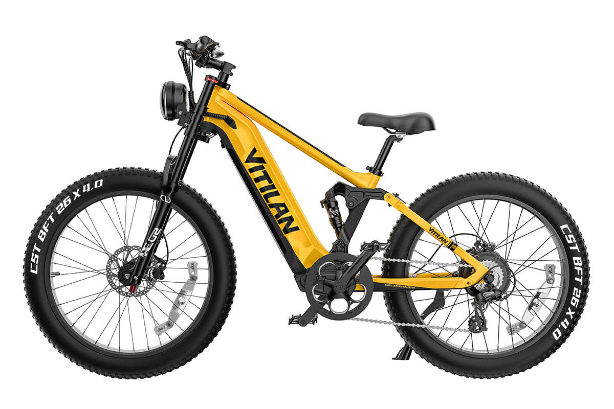 T7PRO Full Suspension Mountain E-bike