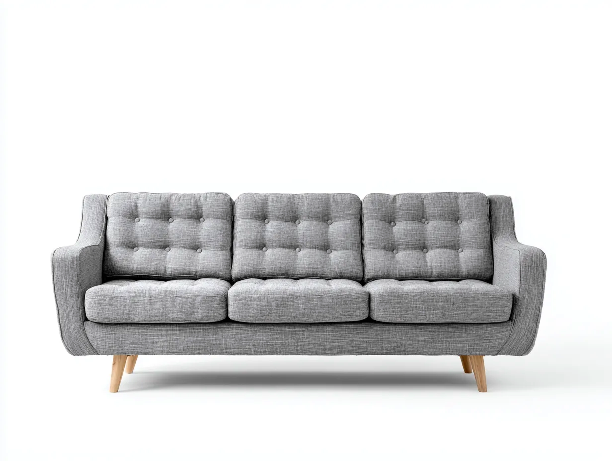 Divani a 3 posti-tessuto-legno-218x90x84 cm-grigio-stile nordico-Tavexiadecor