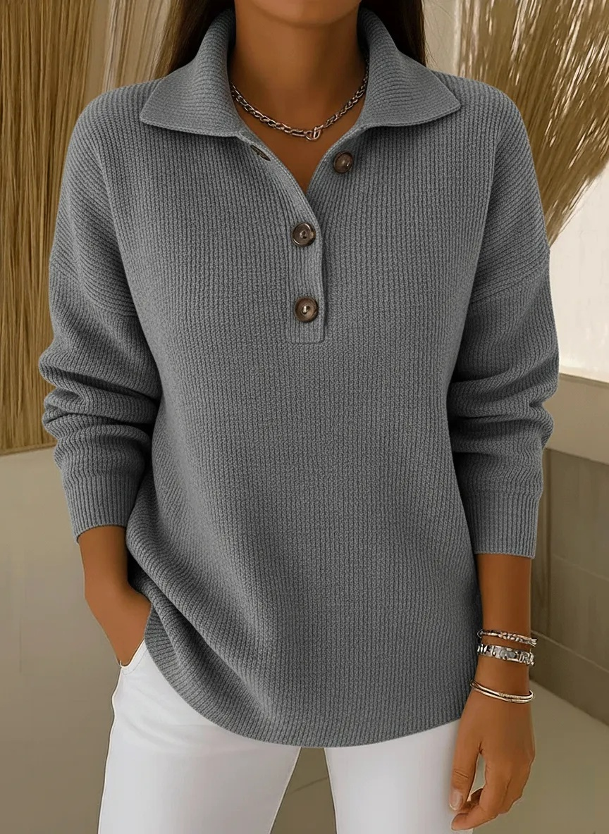 Today 49% off🔥Women’s Cozy Button-Up Knit Sweater