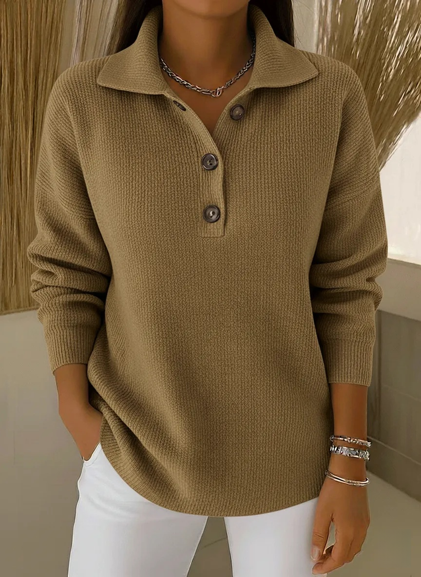 Today 49% off🔥Women’s Cozy Button-Up Knit Sweater
