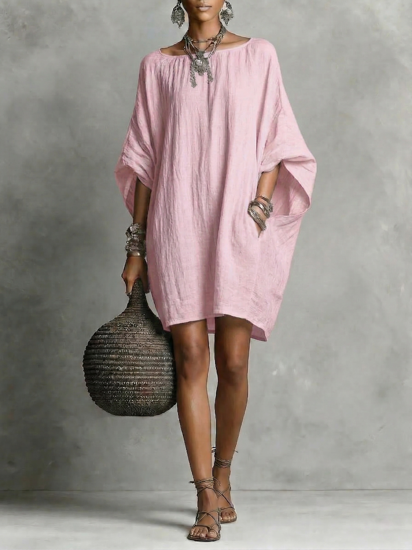 New Arrivals🔥Women's Elegant Casual cotton and linen dress