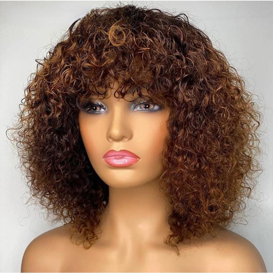 Curly Bob Wig Human Hair HD Lace Frontal Deep Wave Wigs for Black Women Short Bob Wig Human Hair Glueless Wear and Go Pre Plucked Deep Wave Lace Wigs Natural Black 14 Inch